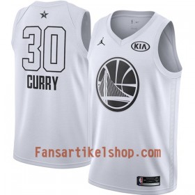 NBA Golden State Warriors Trikot Stephen Curry 30 2018 All-Star Jordan Brand Weiß Swingman - Herren